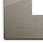 Ramka ozdobna Classic, 7M, metalowa, szczotkowane aluminium