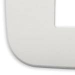 Ramka ozdobna Round, 4M, metal lakierowany, matowy perłowy