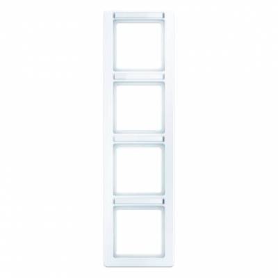 Ramka 4-krotna pionowa z polem opisowym; śnieżnobiały, aksamit; Q.1 Numer katalogowy: 10146019