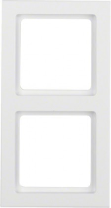 Q.3 Ramka 2-krotna; śnieżnobiały, aksamit 10126099