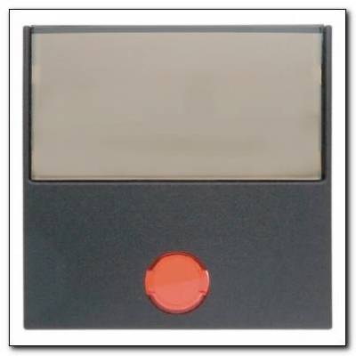 Klawisz z 5 dołączonymi soczewkami i dużum polem opisowym; antracyt, mat; B.1/B.3/B.7 Glas Numer katalogowy: 16961606