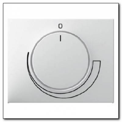 Element centralny z pokrętłem regulacyjnym do regulatora obrotów; śnieżnobiały; K.1 Numer katalogowy: 11357209