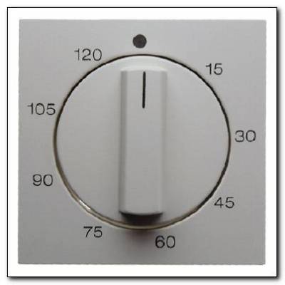 Element centralny z pokrętłem regulacyjnym do mechanicznego łącznika czasowego; śnieżnobiały, połysk; S.1/B.3/B.7 Glas Numer katalogowy: 16338989