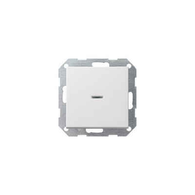 Łącznik przyciskowy wyłącz 2bieg. kontr System 55 biały