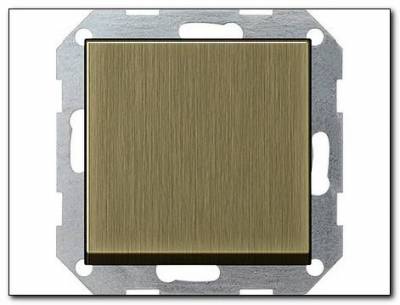 Łącznik przyciskowy krzyżowy System 55 brąz