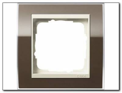 Ramka pojedyncza do kremowych Gira Event Clear brązowy