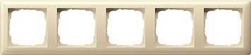 Ramka pięciokrotna Standard 55 kremowy
