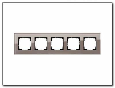 Ramka pięciokrotna Gira Esprit Szkło umbra