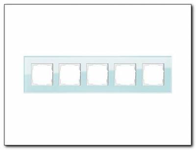 Ramka pięciokrotna Gira Esprit Szkło seledynowe