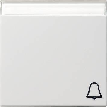 Klawisz symbol dzwonka,opis System 55 biały matowy