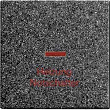 Klawisz kontrolny ogrzew. wył. bezp. System 55 antracytowy