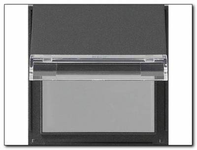 Ramka pośrednia z ochr.dzi i klapką Gira TX_44 (IP 44) antracytowy