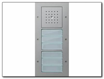 Domofon natynkowy video potrójna System Domofon kolor alu