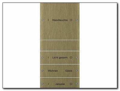 Zestaw przełączn. poczw.,możliwy opis System 55 brąz