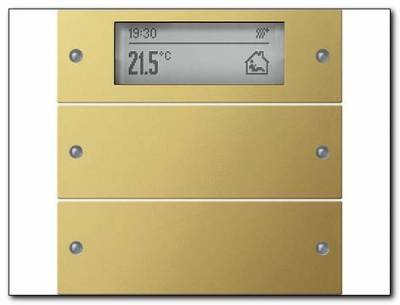 Zestaw przełączn. podwójny Plus System 55 mosiądz