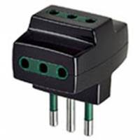 Multiprzejściówka, standard włoski S11/standard włoski P11 (3x), czarny