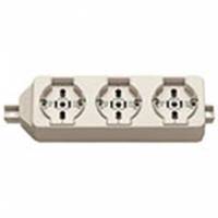 Multi-outlet 3universal ivory