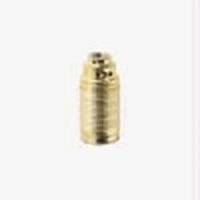 E14M10x1brass lamphld thread.earth term.