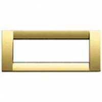 Ramka ozdobna, Classic, metal, 6M, polerowany złoty