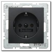 Gniazdo SCHUKO; antracyt; B.1/B.3/B.7 Glas Numer katalogowy: 41431606